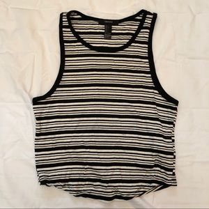 Striped short tank